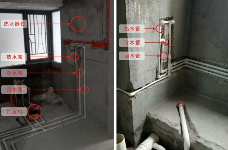 家裝循環(huán)水水管實拍圖，看整體布局方式是怎樣的？