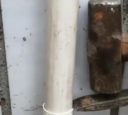 pvc管中間斷了拼接視頻分享，這個(gè)思路還是比較實(shí)用的！